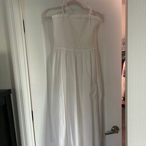 Steve Madden White Tie Strap Sundress Size XL